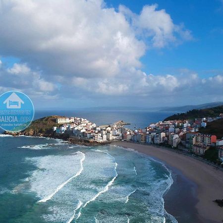 Ag Apartamento Nordes Malpica Primera Linea Playa エクステリア 写真
